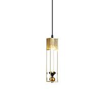 RLKHXBS Indoor Chandelier, LED Pendant Light, Creativity Wrought Iron Hollow Light Stand Chandeliers Crystal Ceiling Light for Dining Room, Living Room, Bedroom, [Energy Class A]