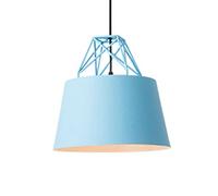 RLKHXBS Indoor Chandelier, Nordic Chandelier, Creative Colorful Iron Pendant Lamp, Ceiling Single Head Hanging Light, Restaurant Bar Decoration Lighting Fixture