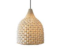 RLKHXBS Indoor Chandelier, Southeast Asia Pineapple-Shaped, Handmade Rattan, Lampshade, Coffee Shop, Hotel, Balcony, Lighting, Adjustable Height, Ceiling Interior Hanging Lantern