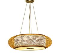 RLKHXBS Indoor Chandelier, Southeast Asian Rural Style Small Dining Room Bedroom Tea Room Area Hotel Showroom Woven Yoga Living Room Lamp