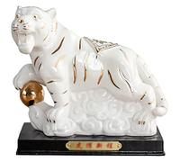 RLKHXBS Mesa de Mesa Blanca de cerámica Escritorio Feng Shui gabinete de vinos estatuas de Animales