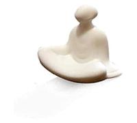 RLKHXBS Mesa meditar Figuras de Hombre pequeño decoración Zen en Miniatura de jardín Escritorio de jardín Accesorios de estatuas de Pescado