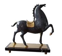 RLKHXBS Porch Pure Copper Horse Crafts Living Room Entrance Decoration Office Opening Accessories Ornaments for The Home