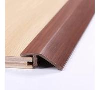 RLKHXBS Puerta de transición de la Puerta PVC, Borde del Borde del Piso/Piso Desigual/Paneles de Vinilo umbral Rampa de reductores para Altura bajo 2 cm, con Grano de Madera