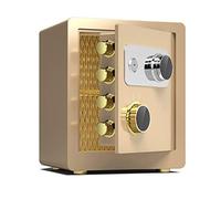 RLKHXBS s Large-Capacity, Height 40/45cm, Metal Mechanical Code Lock, Fire-Proof and Anti-Theft Wall-Mounted, Hotels, Offices, Banks (Color : Gold, Size : 36x32x40cm) (Gold 36x32x40cm)