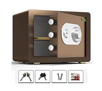 RLKHXBS s Small Home, Fireproof and Waterproof Stainless Steel Deposit, Easy To Install, 4 Colors (30x38x30cm) (Color : Coffee Gold) (Coffee Gold)