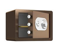 RLKHXBS s Steel, Fire-Resistant Metal Mechanical Lock Disk, and Anti-Theft Office Supplies (Color : Gold, Size : 38x33x45cm) (Brown 25x35x25cm)