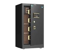RLKHXBS Safes, Home Office Large 1m Single Door Password All-Steel Double Alarm Safe Into The Wall Bedside Safe Deposit Safety,Wall Safes