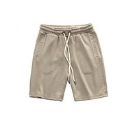 RLKHXBS Shorts Men's Summer Pants Shorts Men's Pull Ash Knitting Loose Sport Beach Pants M-3XL