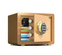 RLKHXBS Strong ty High Security All Steel Fireproof with Digital Keypad Household Small Anti-Theft with Key Family Cabinet Electronic Password Invisible Office