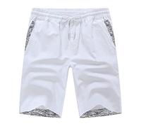 RLKHXBS Summer Shorts Men's Five-Point Pants Thin Sports All-Match Loose Beach Pants Ice Silk Shorts