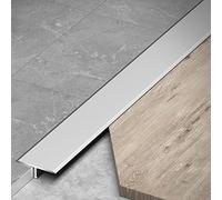 RLKHXBS T Molding Floor Transition Strip, 90CM Metal Flooring Edge Trim/Thresholds Reducer for Laminate Board Wood Vinyl Floors, Narrow Gap Cover/Cap Smooth