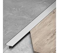 RLKHXBS T Molding Floor Transition Strip, 90CM Metal Flooring Edge Trim/Thresholds Reducer for Laminate Board Wood Vinyl Floors, Narrow Gap Cover/Cap Smooth