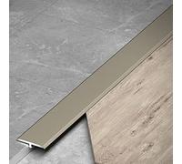 RLKHXBS T Molding Floor Transition Strip, 90CM Metal Flooring Edge Trim/Thresholds Reducer for Laminate Board Wood Vinyl Floors, Narrow Gap Cover/Cap Smooth