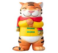 RLKHXBS Tabletop Año Nuevo Ornamento de tigre Estatua de tigre linda resina, decoración de figuras de tigre para la mesa del escritorio de la habitación estatuas de decoración del automóvil y estatuas