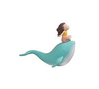 RLKHXBS Tabletop Decoration Girl Bedroom Desktop Statue Decoration Ornaments Simulation Whale Character Ornament Collection Statue