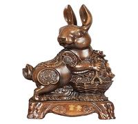 RLKHXBS Tabletop Doce Decoración de Resina 12 Decoración de Escritorio de Animales Gabinete de Vino Feng Shui Joyería Estatua de estatuas de Riqueza