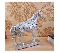 RLKHXBS Tabletop Gifting Decoration Horse Model Statue Handmade Ornaments Abstract Horse Resin Craft Present