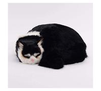 RLKHXBS Tabletop Office Living Room Decoration s Statue Figurine Simulation Cat Sleeping Cat Creative Gift Home Decoration Animal Model Birthday Gift @C