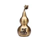 RLKHXBS Tabletop Pure Copper Gourd Feng Shui Decoración Lucky Gossip Oficina de la Sala Wu Lou Decoración Estatua Estatua de Obras de Arte de estatuas de Riqueza