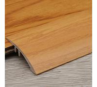 RLKHXBS Wood Between Rooms, Doorway Flooring Reducer Transition 1 Inch Threshold Ramp PVC Edging/Edge Trim 92-170 cm, Cuttable Banding Molding
