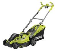 RYOBI - Cortacésped Eléctrico 1500 W de 36cm - Recogida y Mulching - Altura Ajustable 5 Posiciones - Manillar Ajustable y Parachoques Incorporado - Recogedor Easy Edge y Bolsa 45l Incluida - RLM15E36H