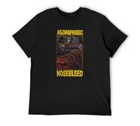 RlMI LINMY Agoraphobic Nosebleed Dark Comic T-Shirt Black M