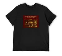 RlMI LINMY Crosby Stills Nash & Young Deja VU O-Neck 100% Cotton Short Sleeve Unisex T-Shirt M