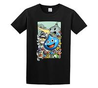 RlMI LINMY Dq Dragon Quest Diymen Andd Shirt Threes Unisex 100% Cotton Short-Sleeve T-Shirts Black XL