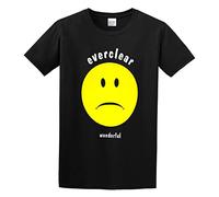 RlMI LINMY Everclear Wonderful Graphic Unisex 100% Cotton Short-Sleeve T-Shirts Black XL