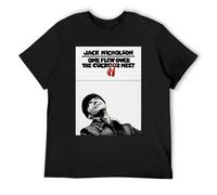 RlMI LINMY Jack Nicholson One Flew Over The Cuckoo'S Nest O-Neck 100% Cotton Short Sleeve Unisex T-Shirt XXXL