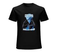 RlMI LINMY Megamind Animated Movie 2011 O-Neck 100% Cotton Short Sleeve Unisex T-Shirt XL