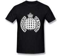 RlMI LINMY Ministry of Sound O-Neck 100% Cotton Short Sleeve Unisex T-Shirt S
