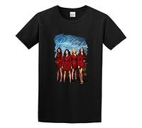 RlMI LINMY Mystery TV Series Pretty Little Liars Poster Unisex 100% Cotton Short-Sleeve T-Shirts Black XL