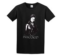 RlMI LINMY Once Upon A Time I'm Hooked Captain Hook Unisex 100% Cotton Short-Sleeve T-Shirts Black M