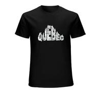 RlMI LINMY Quebec Chateau Frontenac O-Neck 100% Cotton Short Sleeve Unisex T-Shirt S