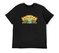 RlMI LINMY Sierra Nevada Retro Logo Beerbaseball Cotton T Shirt Mens Black L