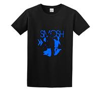 RlMI LINMY Smosh Comedy Unisex 100% Cotton Short-Sleeve T-Shirts Black XXXL