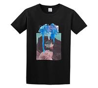 RlMI LINMY Youth Heart Halsey Badlands Unisex 100% Cotton Short-Sleeve T-Shirts Black M