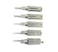 RLOKK Juego de 5 herramientas de ganzúa y decodificador SS001 SS002 SS002R SS003 SS003R para cerradura de puerta civil, herramientas de cerrajero profesionales, abrepuertas rápido