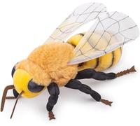 RLOMUTE Juguete de SimulacióN De Peluche De Abeja, Lindo Juguete de Peluche De Abeja Amarillo, ColeccióN de Peluche Suave, Peluche De Abeja Animales Voladores para 11”