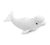 RLOMUTE Peluche Ballena Blanca 15.7pulgadas Almohada de Juguete de Animal Realista Suave y Lindo Regalo de Fiesta Dormitorio Coche decoración del hogar Coleccionable para Niños niñas