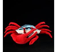 RLOMUTE Peluche de Cangrejo Violinista roja Almohada de Juguete de Animal Realista Suave y Lindo Regalo de Fiesta Dormitorio Coche decoración del hogar Coleccionable para Niños niñas 36cm