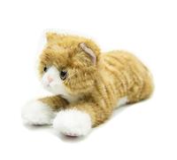 RLOMUTE Peluche de Gato Amarillo de 15.7pulgadas Animal de Peluche Gatito Juguete Realista Suave y Lindo para Regalo de Fiesta Dormitorio Coche decoración del hogar Regalo Coleccionable para niños