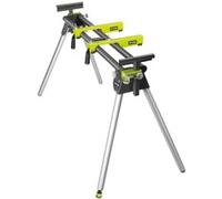 RLS02 banco de trabajo para ingletadora 4 pata(s) Negro, Verde, Plata, Soporte plateado/Amarillo, 181 kg, 2,16 m, Metal, 4 pata(s), Negro, Verde, Plata, 15,9 kg