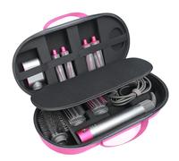 RLSOCO Funda para Dyson Airwrap i.d./Airwrap Co-anda2x Moldeador multifunción y secador - Apto para 4 Piezas de cañón largas o Cortas (Sólo Funda) - Rosa