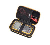 RLSOCO Funda para Fluke 117/113/177/116/179/115/175/114/17B+ Medidor De Rms Real,Estuche para VOLTCRAFT VC891/KAIWEETS/PeakTech Multímetro digital(Cremallera amarilla)
