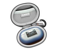 RLSOCO Funda para Huawei FreeBuds Pro 5/Pro 4/Pro 3/Pro 2/Pro Auriculares Inalámbricos Bluetooth,A Prueba de Golpes,a Prueba de Polvo,Estuche rígido con mosquetón Resistente(Sólo Funda) - Gris
