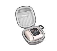 RLSOCO Funda para JBL Tour Pro 3 Earbuds (Gris) | Funda rígida para auriculares y cables inalámbricos, protección contra arañazos a prueba de golpes con mosquetón (solo funda)