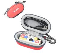 RLSOCO Funda para Kodak Charmera Llavero con cámara Digital | Estuche de Transporte con mosquetón ,Resistente a los Golpes, al Polvo y al Agua (Sólo Funda) (Rojo)